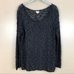 Elegant Off-the-Shoulder Black Sweater